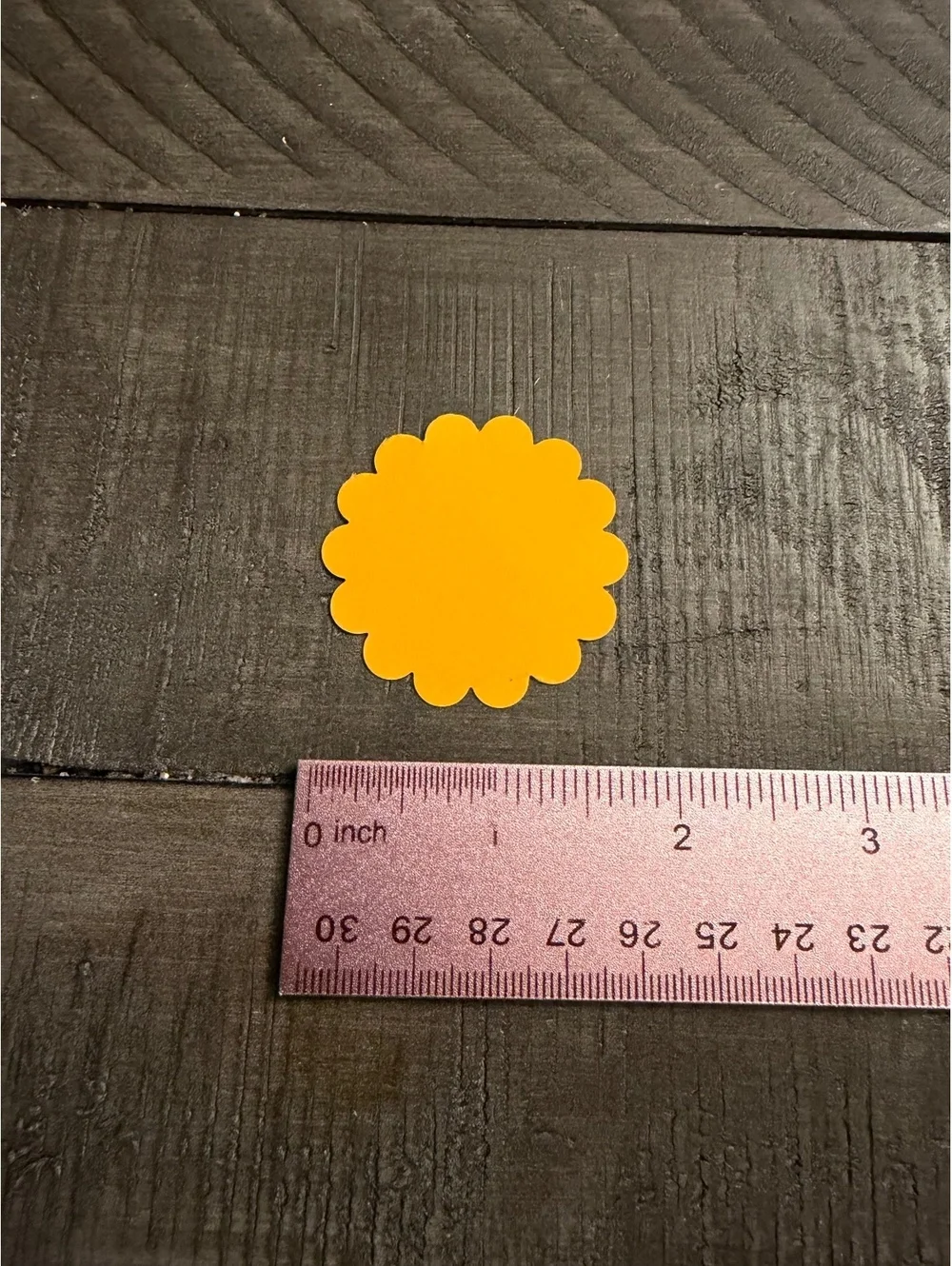 Stampin’ Up 1 & 3/4 inch Scallop Circle Shape Punch
